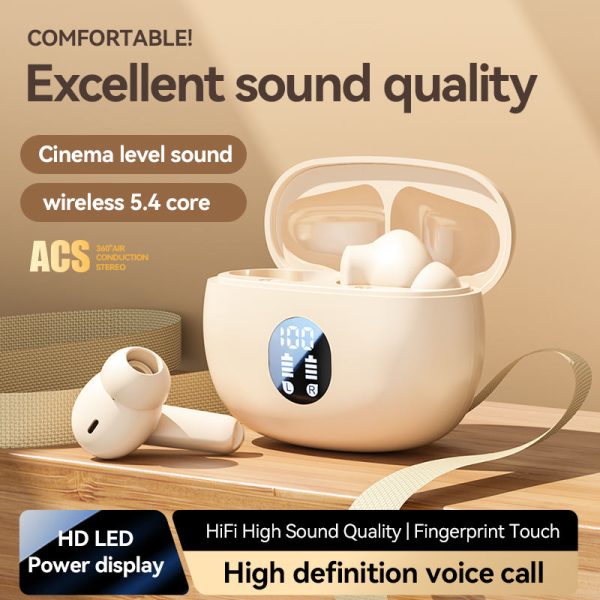 Cross-border M69 wireless bluetooth headset in-ear mini long endurance sports noise reduction universal digital display headset - Image 6