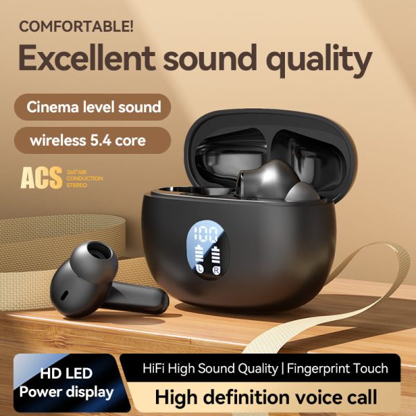 Cross-border M69 wireless bluetooth headset in-ear mini long endurance sports noise reduction universal digital display headset - Image 8